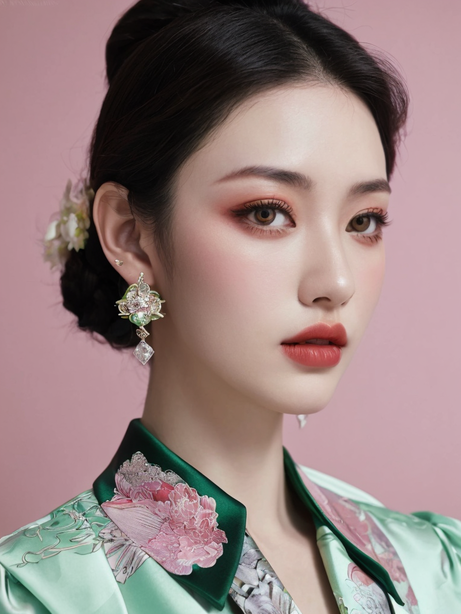 Gucci杂志拍摄风格时尚模特
