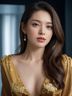 美妆模特拍摄，背对着照镜子，广告拍摄，年轻貌美，超有气质，超高清，8k