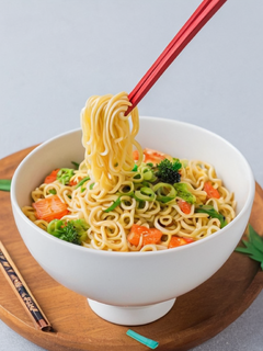 卡通插画，食物，面条，创意，卡通图