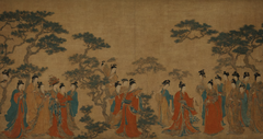 清朝，米店，古画
