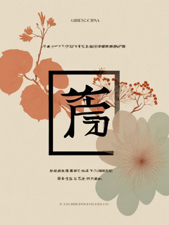 文字与抽象元素拼贴，新中式意象创意，隐园，美学实验，几何中国元素，抽象线条的结构主义设计