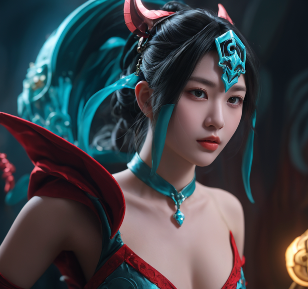 英雄联盟阿卡丽青丝原型