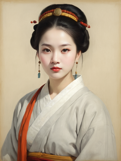 传统工笔仕女图古代画像